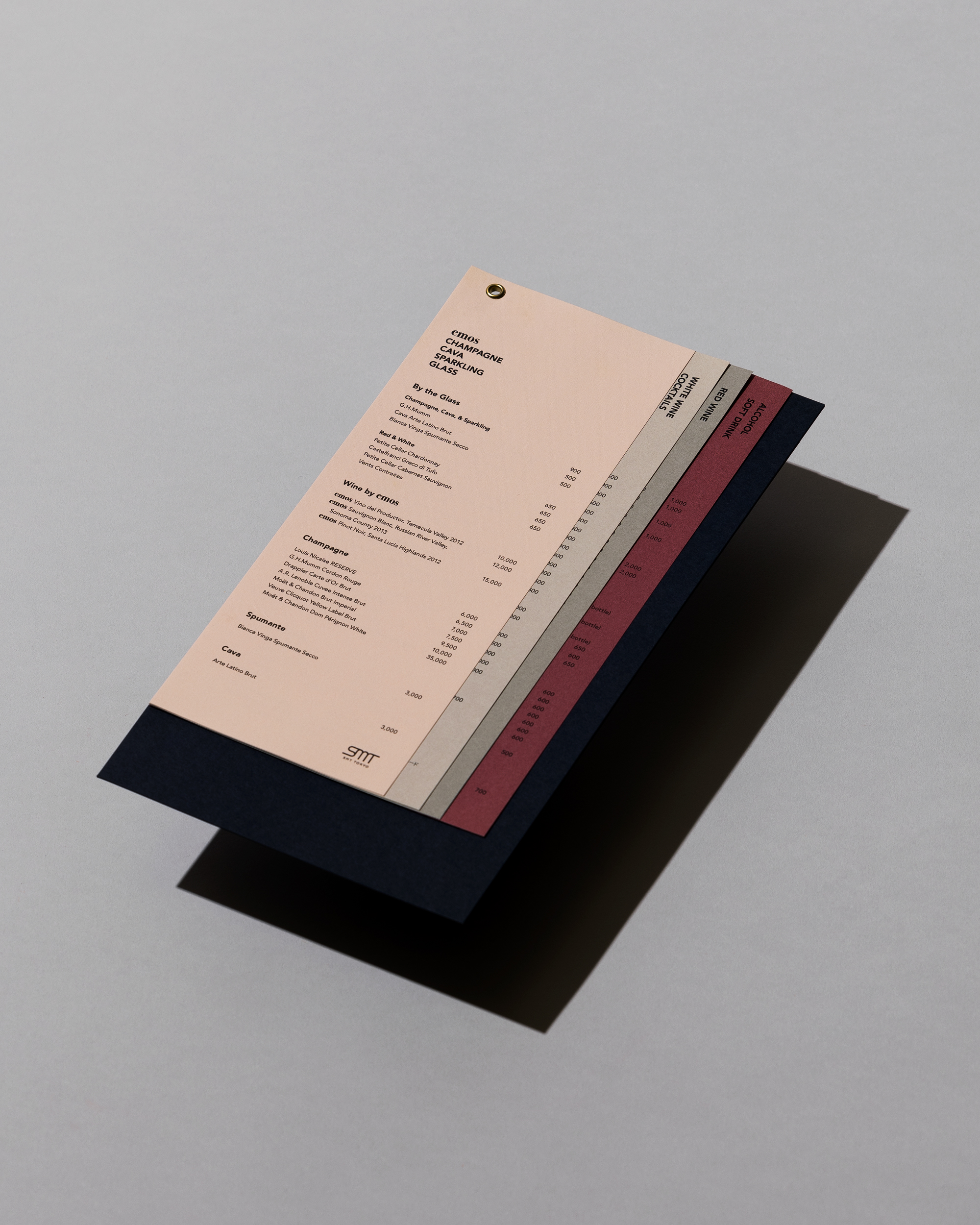 SMT Tokyo Menu